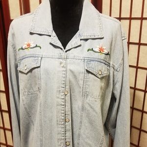 Denim Jacket with trims-B151